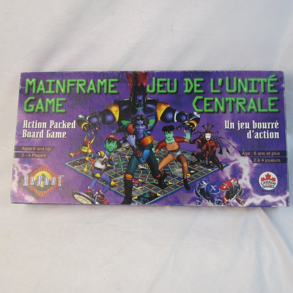 Reboot Mainframe Board Game 1995 Canada Games Company - Used - Complete